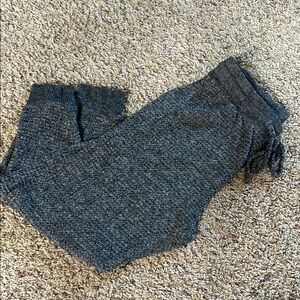 Cozy Gray Knit Joggers